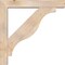 Ekena Millwork Funston Block Smooth Bracket w/ Offset Brace, Douglas Fir, 7 1/2"W x 48"D x 48"H BKT0806X48X48FST05SDF - alternate 4